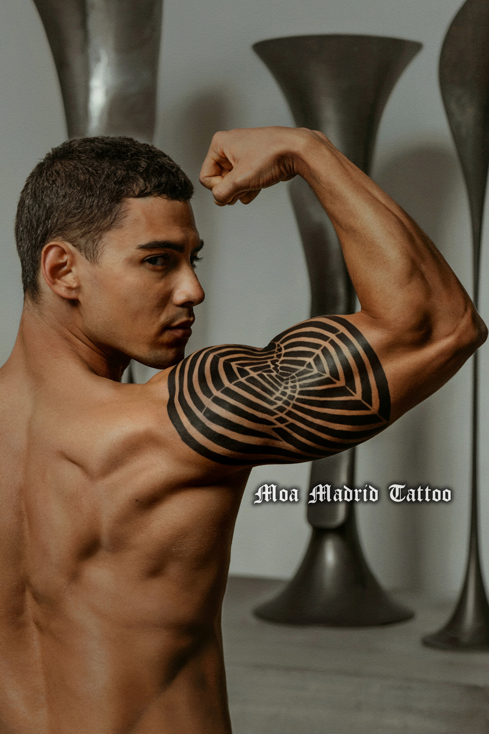 Diseño de tatuaje IA moderno efecto 3D