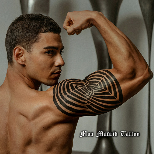 Diseno de tatuaje IA con moderno efecto 3D