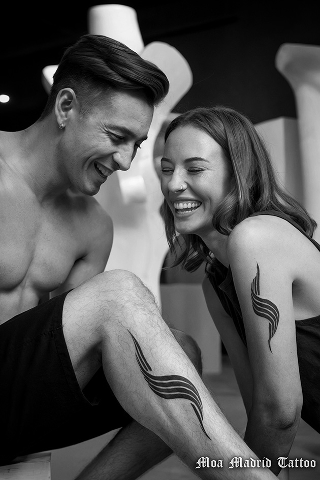 Tatuajes IA abstractos para hombre y mujer